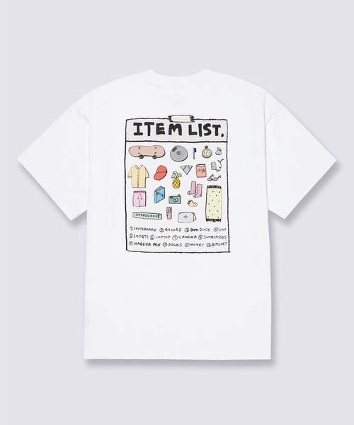 VANS(バンズ)の「RIROO ITEM LIST Tシャツ(Tシャツ/カットソー・メンズ・ブラック/ホワイト・SMALL/MEDIUM/LARGE/X-SMALL/X-LARGE)」の9枚目の写真