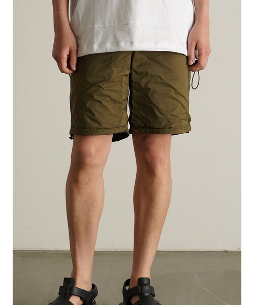 TAION(タイオン)の「【TAION】 REVERSIBLE SHORTS ノンダウン マウンテン リバーシブルショーツ ショートパンツ(その他パンツ・メンズ・パープル系2/カーキ系1/ブルー系/ブラック系1・2/3)」の1枚目の写真
