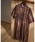 THOUSAND MILE�i�T�E�U���h�}�C���j�́u�yTHOUSAND MILE�z3/4 SLEEVE SNAP OP/�X���[�u�X�i�b�v�����s�[�X (PRINT)�i�����s�[�X�j�v�b�A�j�}��