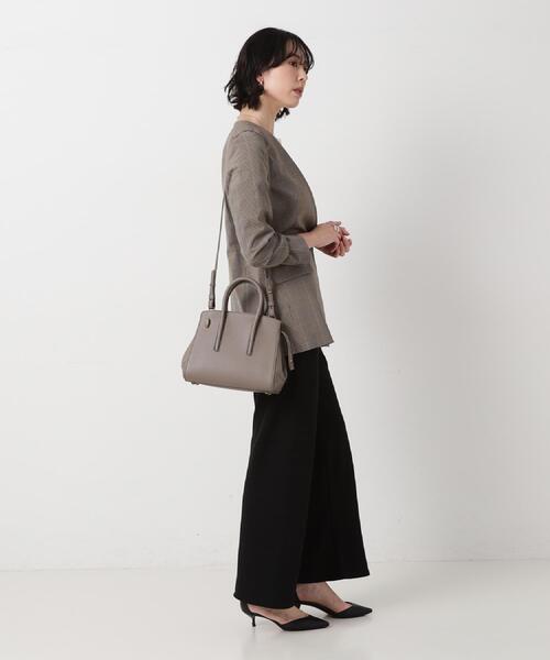 TOFF&LOADSTONE(トフアンドロードストーン)の「Jolie light shrink(ジョリー ライトシュリンク)S(ハンドバッグ・レディース・サックスブルー/ライトオレンジ系/イエロー系その他・00)」の14枚目の写真