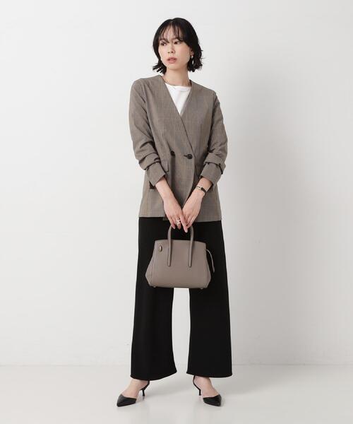 TOFF&LOADSTONE(トフアンドロードストーン)の「Jolie light shrink(ジョリー ライトシュリンク)S(ハンドバッグ・レディース・サックスブルー/ライトオレンジ系/イエロー系その他・00)」の16枚目の写真