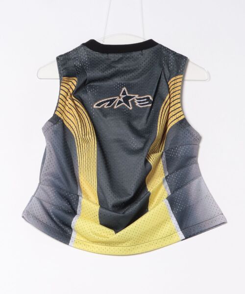 ANDERSSON BELL（アンダースンベル）の「RACING REWORKED SLEEVELESS（タンクトップ・レディース・ブラック×イエロー・SMALL）」の6枚目の写真