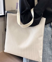 シャドーストライプ風A4トートバッグ