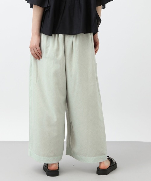 studio CLIP（スタディオクリップ）の「《natural by clip》アンティークタックパンツ[プチサイズあり]（その他パンツ・レディース・ホワイト/ライトグリーン/ブラック・FREE）」の18枚目の写真