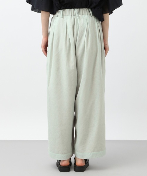 studio CLIP（スタディオクリップ）の「《natural by clip》アンティークタックパンツ[プチサイズあり]（その他パンツ・レディース・ホワイト/ライトグリーン/ブラック・FREE）」の21枚目の写真