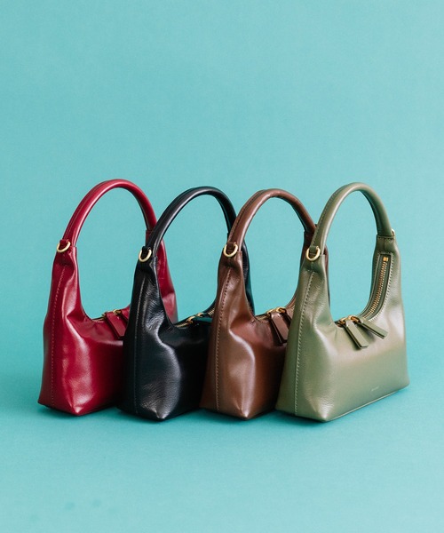 Beau're(ヴュレ)の「BEAURE Classical Mini ショルダー Bag(ショルダーバッグ・レディース・ブラウン/ブラック/ワイン/カーキ・FREE)」の22枚目の写真