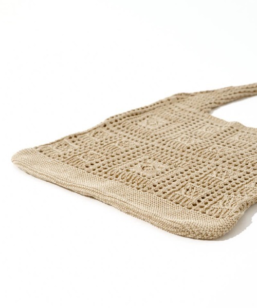 flower(フラワー)の「パネルレースバッグ(かごバッグ・レディース・ブラウン/アイボリー・FREE)」の15枚目の写真