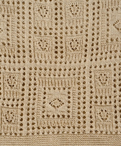 flower(フラワー)の「パネルレースバッグ(かごバッグ・レディース・ブラウン/アイボリー・FREE)」の17枚目の写真