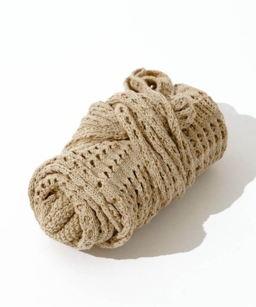 flower(フラワー)の「パネルレースバッグ(かごバッグ・レディース・ブラウン/アイボリー・FREE)」の21枚目の写真