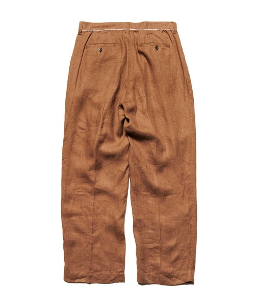 uniform experiment（ユニフォームエクスペリメント）の「BRUSHED LINEN CUT-OFF PANTS（その他パンツ・メンズ・ブラック/ブラウン・3/2/4/1）」の10枚目の写真