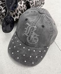 WEGO | WEGO/【25年春夏新作】ロゴラインストーンキャップ(キャップ)