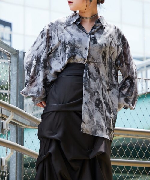 Mavie..7（メヴィセットゥ）の「【Mavie..7】シアー柄シャツ（シャツ/ブラウス・レディース・その他1・FREE）」の9枚目の写真