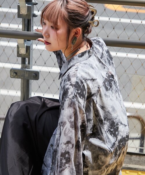 Mavie..7（メヴィセットゥ）の「【Mavie..7】シアー柄シャツ（シャツ/ブラウス・レディース・その他1・FREE）」の11枚目の写真