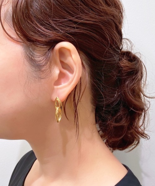 セール】【PHILIPPE AUDIBERT】Elton twisted earring（ピアス