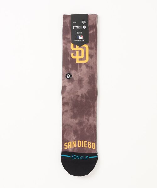 ブラウン ストライプ ロゴ 長ソックス パドレス San Diego Padres Fashion Accessories, Padres Fashion