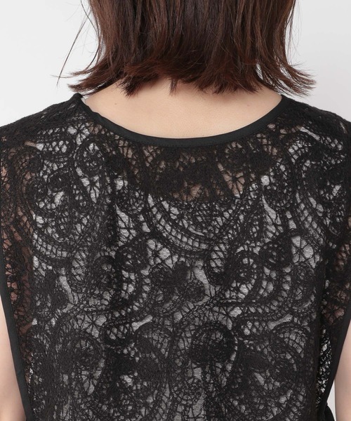 studio CLIP（スタディオクリップ）の「コードレースジレ（ベスト・レディース・ブラック/アイボリー・FREE）」の22枚目の写真