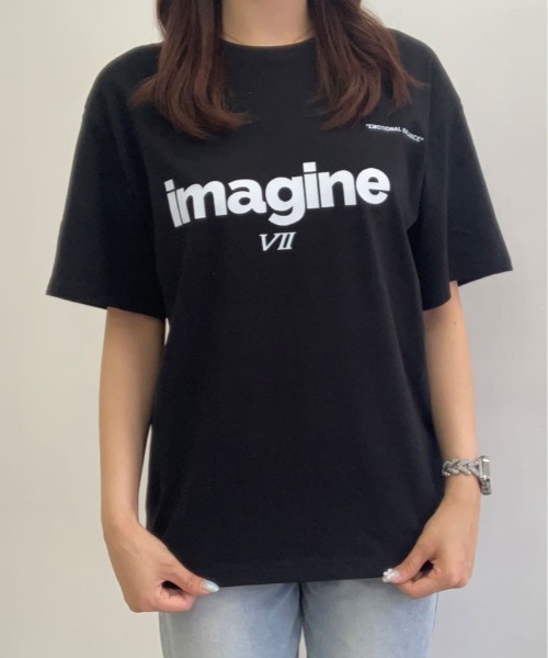 kirakiraShop(キラキラショップ)の「半袖 ロゴ デザイン Tシャツ(Tシャツ/カットソー・レディース・グレー/ブラック/ホワイト・FREE)」の15枚目の写真