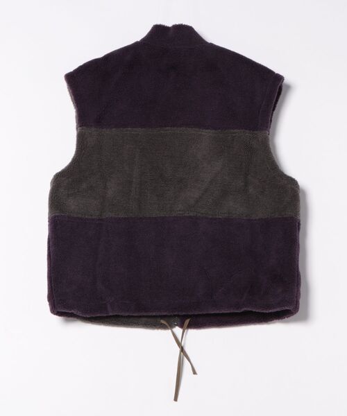 チチカカ（チチカカ）の「Orale! カラー切替ボアベスト（その他アウター・レディース・ブラック/パープル・FREE）」の4枚目の写真