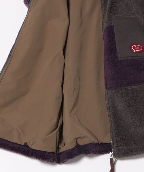 チチカカ（チチカカ）の「Orale! カラー切替ボアベスト（その他アウター・レディース・ブラック/パープル・FREE）」の3枚目の写真