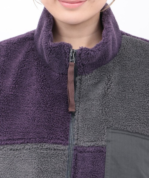 チチカカ（チチカカ）の「Orale! カラー切替ボアベスト（その他アウター・レディース・ブラック/パープル・FREE）」の14枚目の写真