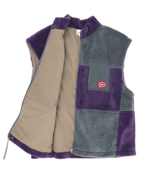 チチカカ（チチカカ）の「Orale! カラー切替ボアベスト（その他アウター・レディース・ブラック/パープル・FREE）」の18枚目の写真