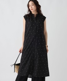 Elura | 刺繍ドットシャツワンピース＜低身長サイズあり＞/491493(ワンピース)