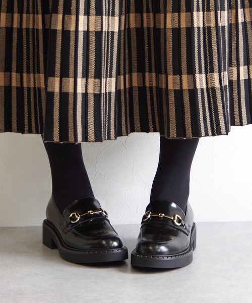 FABIO RUSCONI（ファビオルスコーニ）の「FABIO RUSCONI ファビオ ルスコーニ / 厚底ビットローファー  6471（ローファー・レディース・ブラック・38/39/35/36/37）」の9枚目の写真