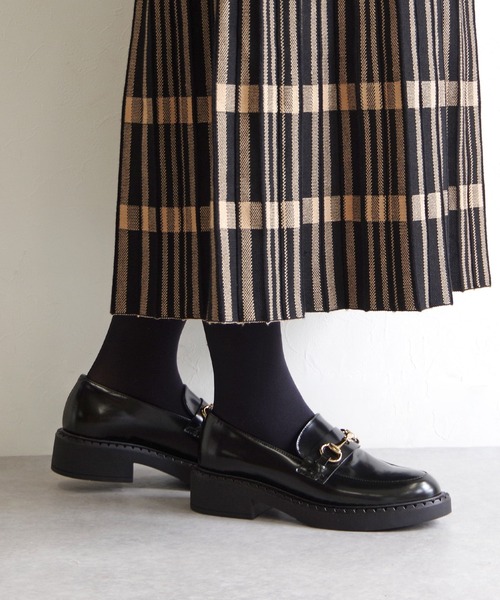 FABIO RUSCONI（ファビオルスコーニ）の「FABIO RUSCONI ファビオ ルスコーニ / 厚底ビットローファー  6471（ローファー・レディース・ブラック・38/39/35/36/37）」の10枚目の写真