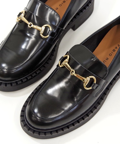 FABIO RUSCONI（ファビオルスコーニ）の「FABIO RUSCONI ファビオ ルスコーニ / 厚底ビットローファー  6471（ローファー・レディース・ブラック・38/39/35/36/37）」の19枚目の写真