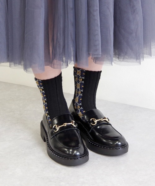 FABIO RUSCONI（ファビオルスコーニ）の「FABIO RUSCONI ファビオ ルスコーニ / 厚底ビットローファー  6471（ローファー・レディース・ブラック・38/39/35/36/37）」の4枚目の写真