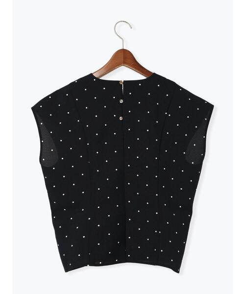 Te chichi（テチチ）の「リネンライクドットブラウス（シャツ/ブラウス・レディース・ブラウン/ブラック・F）」の17枚目の写真