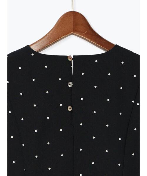 Te chichi（テチチ）の「リネンライクドットブラウス（シャツ/ブラウス・レディース・ブラウン/ブラック・F）」の21枚目の写真