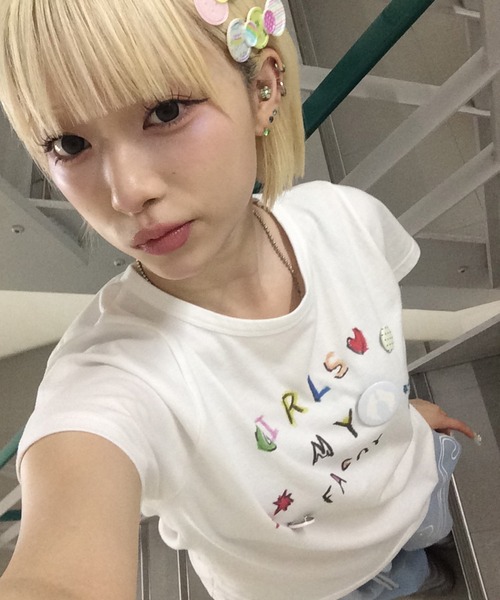 tシャツ A'GEM/9 × .kom 「FANCY CLUB/ファンシークラブ」限定品！Doodle Fancy Tee/ドゥードルファンシー半袖T A'GEM/9 × .kom 『FANCY CLUB/ファンシークラブ』限定品！Doodle
