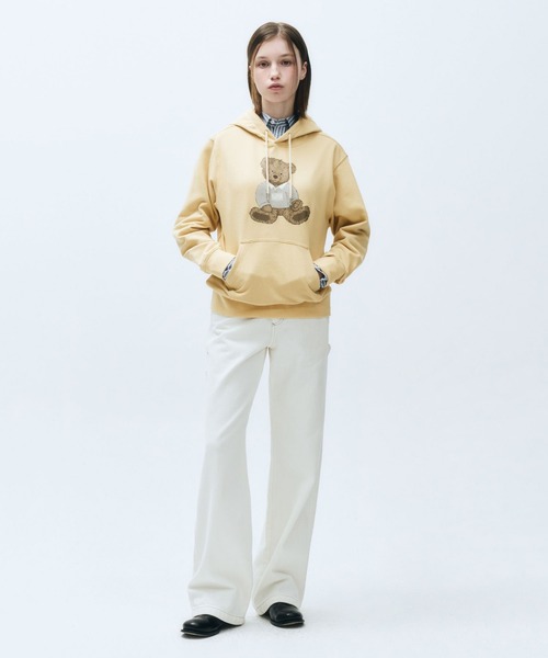 MARITHE + FRANCOIS GIRBAUD(マリテフランソワジルボー)の「DOODLE BEAR HOODIE(パーカー・レディース・オートミール/イエロー/ネイビー・SMALL/MEDIUM/LARGE)」の18枚目の写真