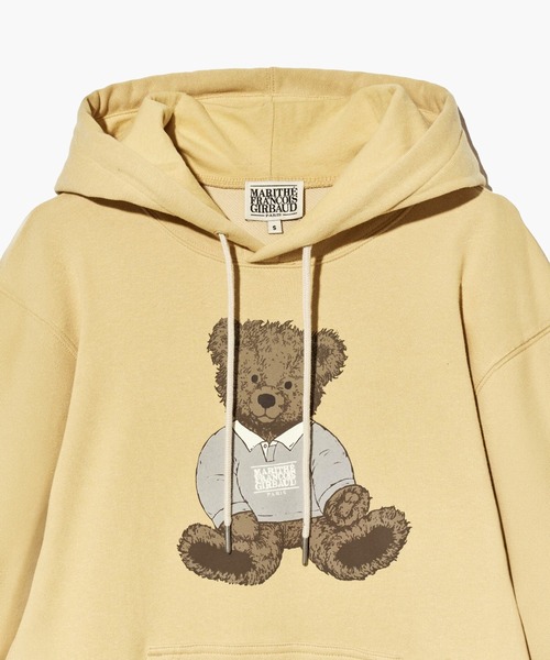 Marithe + Francois Girbaud クマパーカー DOODLE BEAR HOODIE（パーカー）｜MARITHE + FRANCOIS GIRBAUD（マリテ