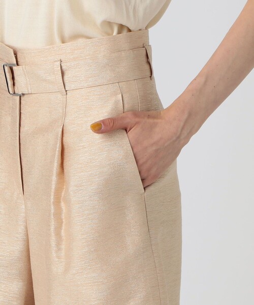 BALLSEY(ボールジィ)の「グロッシースラブ バミューダパンツ(その他パンツ・レディース・チャコールグレー/ライトベージュ・36/34)」の10枚目の写真