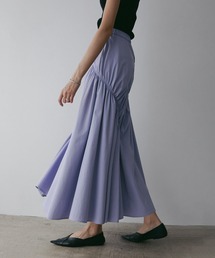 MANOF（マノフ）の「SHIRRING FLARE SKIRT（スカート）」