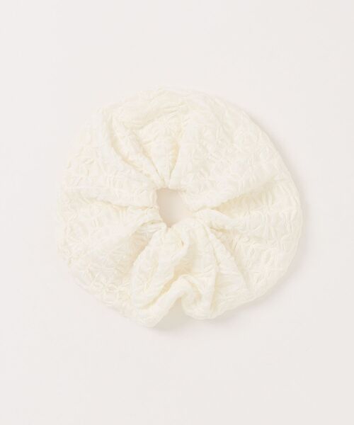 Bab（バブ）の「【低身長向けサイズあり】前後2WAYウェーブ柄シュシュ付ワンピース（つなぎ/オールインワン・レディース・ブラウン/ブラック/アイボリー/A・MEDIUM/SMALL）」の5枚目の写真