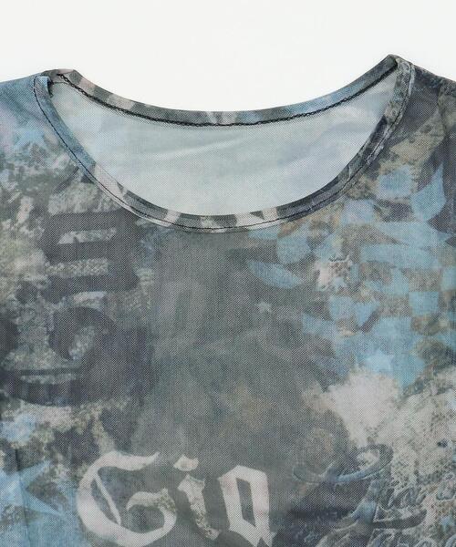dispark(ディスパーク)の「DISPARK/シアーアシンメトリーTOP(Tシャツ/カットソー・レディース・カーキ・FREE)」の11枚目の写真