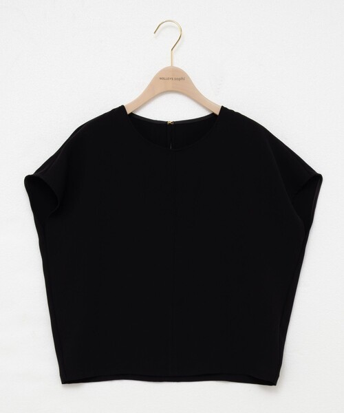 NOLLEY’S Sophi（ノーリーズソフィ）の「《セットアップ対応》ウォッシャブルダブルサテンフレンチブラウス（シャツ/ブラウス・レディース・ブラウン/ブラック/キナリ・38）」の15枚目の写真