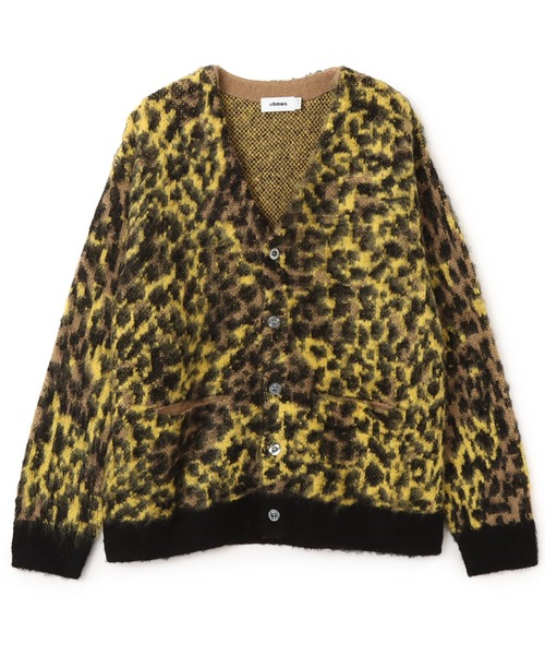 atmos（アトモス）の「atmos Mohair Cardigan / アトモス モヘア カーディガン（カーディガン/ボレロ・メンズ・ブラック/ベージュ系その他/グレー系その他・XL/L/M）」の3枚目の写真