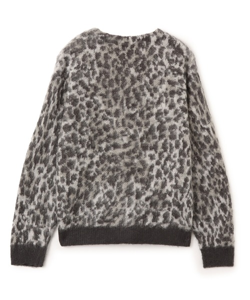 atmos（アトモス）の「atmos Mohair Cardigan / アトモス モヘア カーディガン（カーディガン/ボレロ・メンズ・ブラック/ベージュ系その他/グレー系その他・XL/L/M）」の8枚目の写真