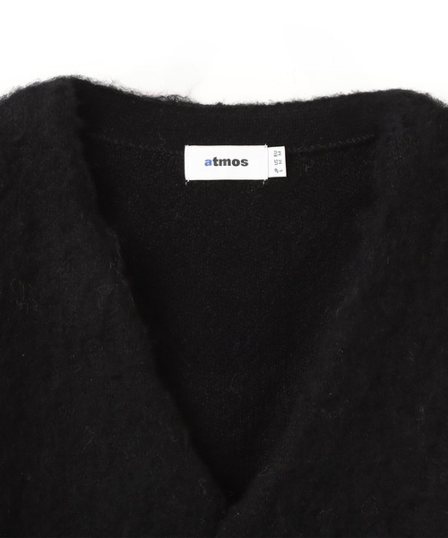 atmos（アトモス）の「atmos Mohair Cardigan / アトモス モヘア カーディガン（カーディガン/ボレロ・メンズ・ブラック/ベージュ系その他/グレー系その他・XL/L/M）」の9枚目の写真