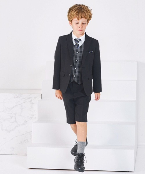 ぴろ様✨CHOPIN キッズスーツ 140 フォーマル　セットアップ　ブラック CHOPIN（ショパン） フォーマル 発表会 卒園式 入学式 リラクシー