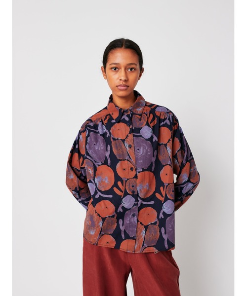 セール】Dahlia pattern gathered shirt（シャツ/ブラウス）｜BOBO