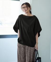 STYLE DELI（スタイルデリ）の「【ものづくりJAPAN】DIORAMA ボートネックドルマンTシャツ（Tシャツ/カットソー）」