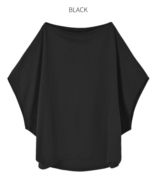 STYLE DELI（スタイルデリ）の「【ものづくりJAPAN】DIORAMA ボートネックドルマンTシャツ（Tシャツ/カットソー・レディース・ホワイト/ブラック・FREE）」の12枚目の写真