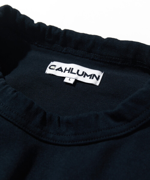 CAHLUMN（カウラム）の「CAHLUMN/カウラム Heavy Weight Jersey Long Sleeve Tee/ヘビーウェイト ジャージー ロングスリーブTシャツ（Tシャツ/カットソー・メンズ・ブルー/ホワイト/ライトグレー/ネイビー・X-LARGE/XX-LARGE/MEDIUM/LARGE）」の6枚目の写真