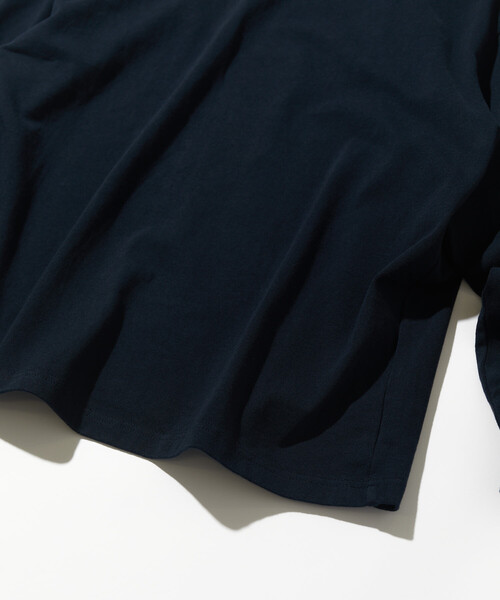 CAHLUMN（カウラム）の「CAHLUMN/カウラム Heavy Weight Jersey Long Sleeve Tee/ヘビーウェイト ジャージー ロングスリーブTシャツ（Tシャツ/カットソー・メンズ・ブルー/ホワイト/ライトグレー/ネイビー・X-LARGE/XX-LARGE/MEDIUM/LARGE）」の9枚目の写真