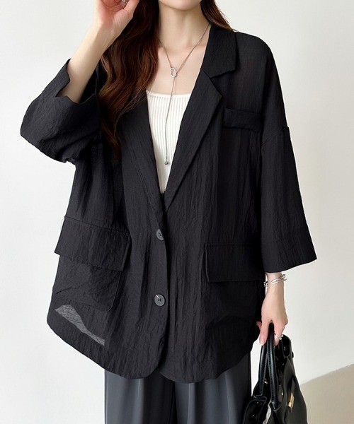 ★SALE picone シアーシャツジャケット セール】シアーシャツジャケット オーバーサイズ シアー